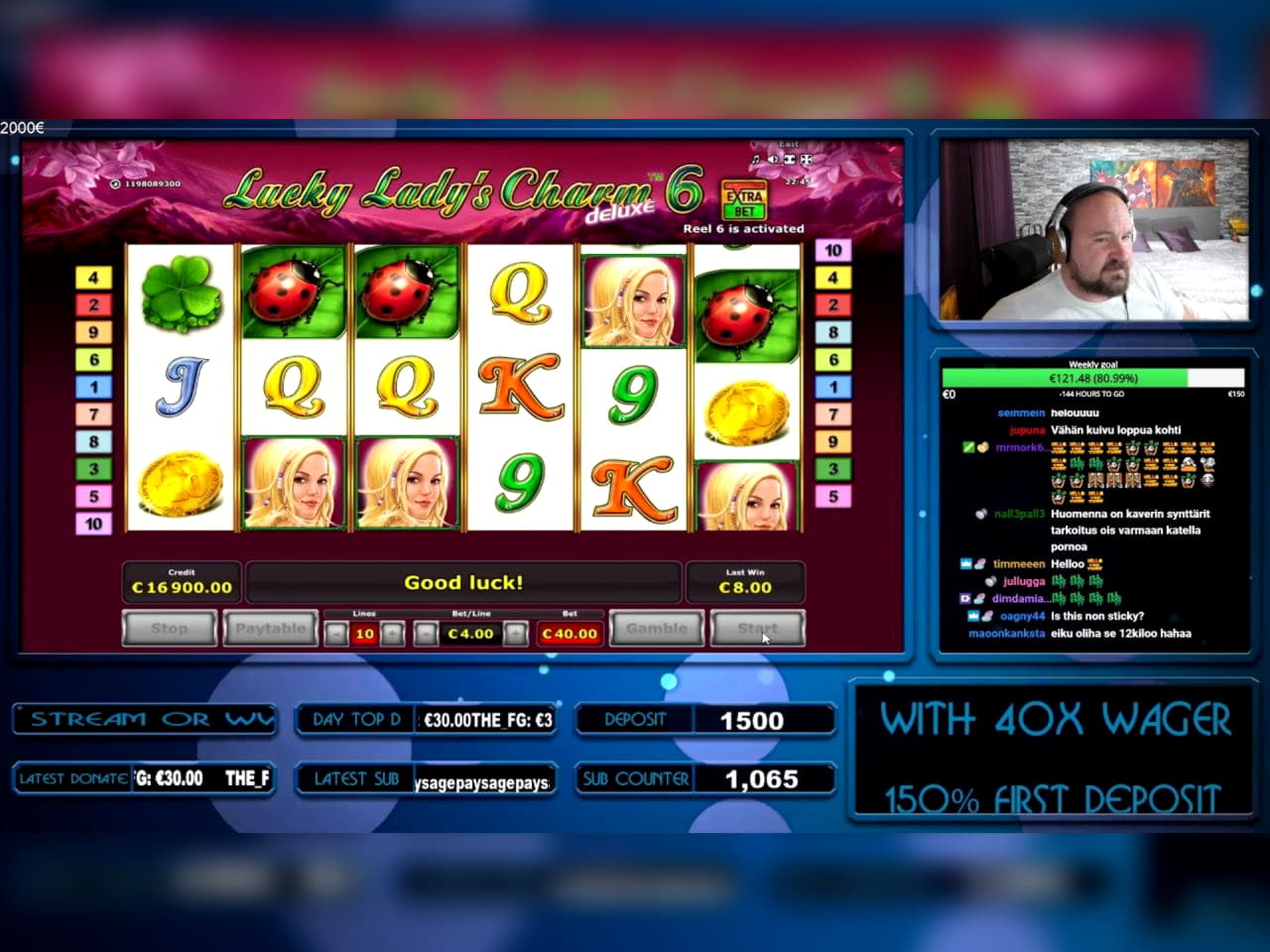 €905 Casino tournaments freeroll at Wild Blaster Casino