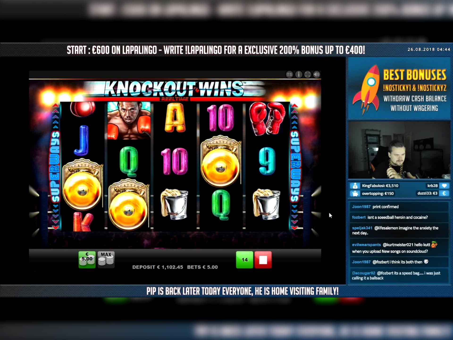 410% Deposit Match Bonus at 888 Casino