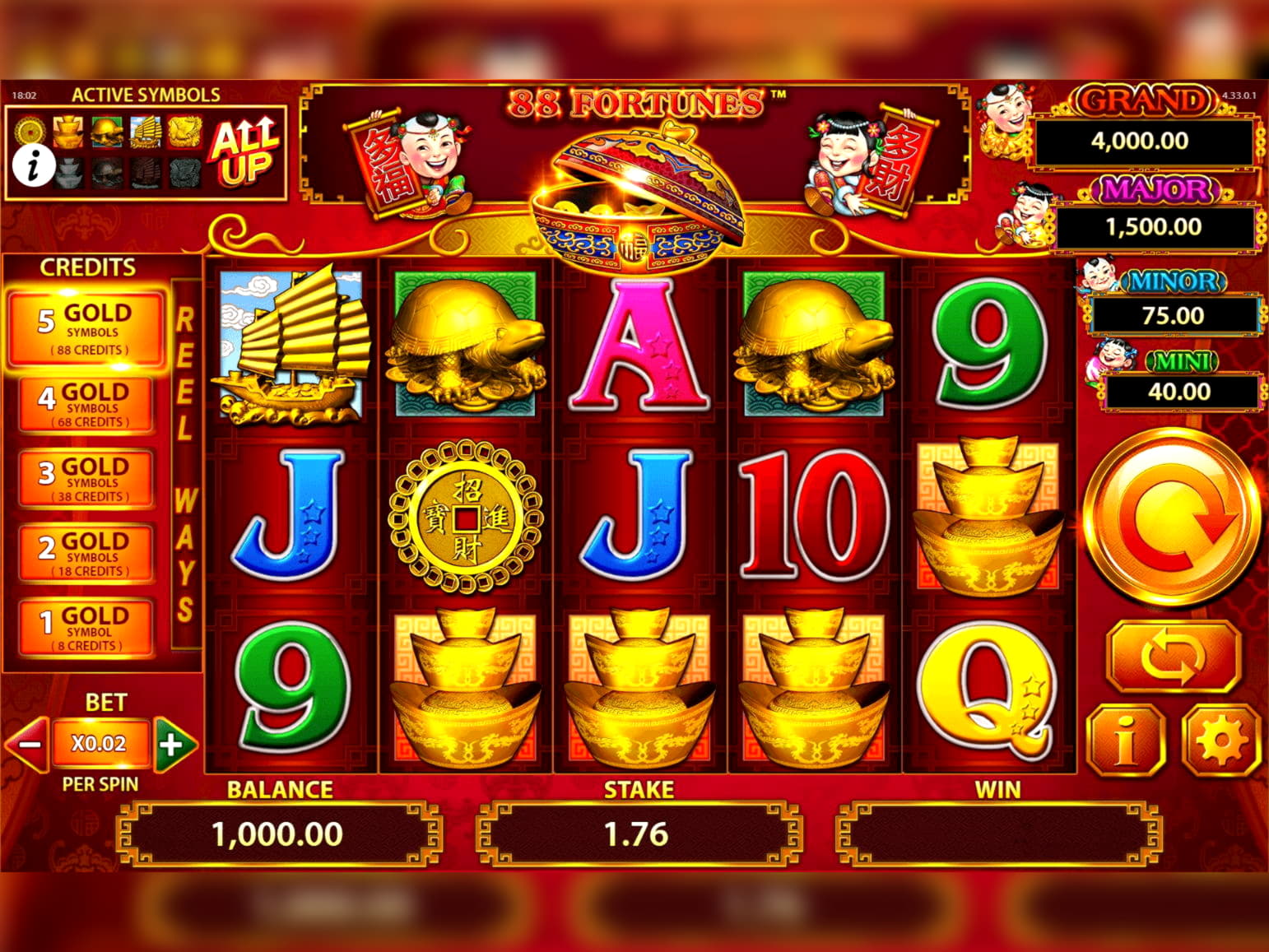 99 free spins casino at Cadoola Casino