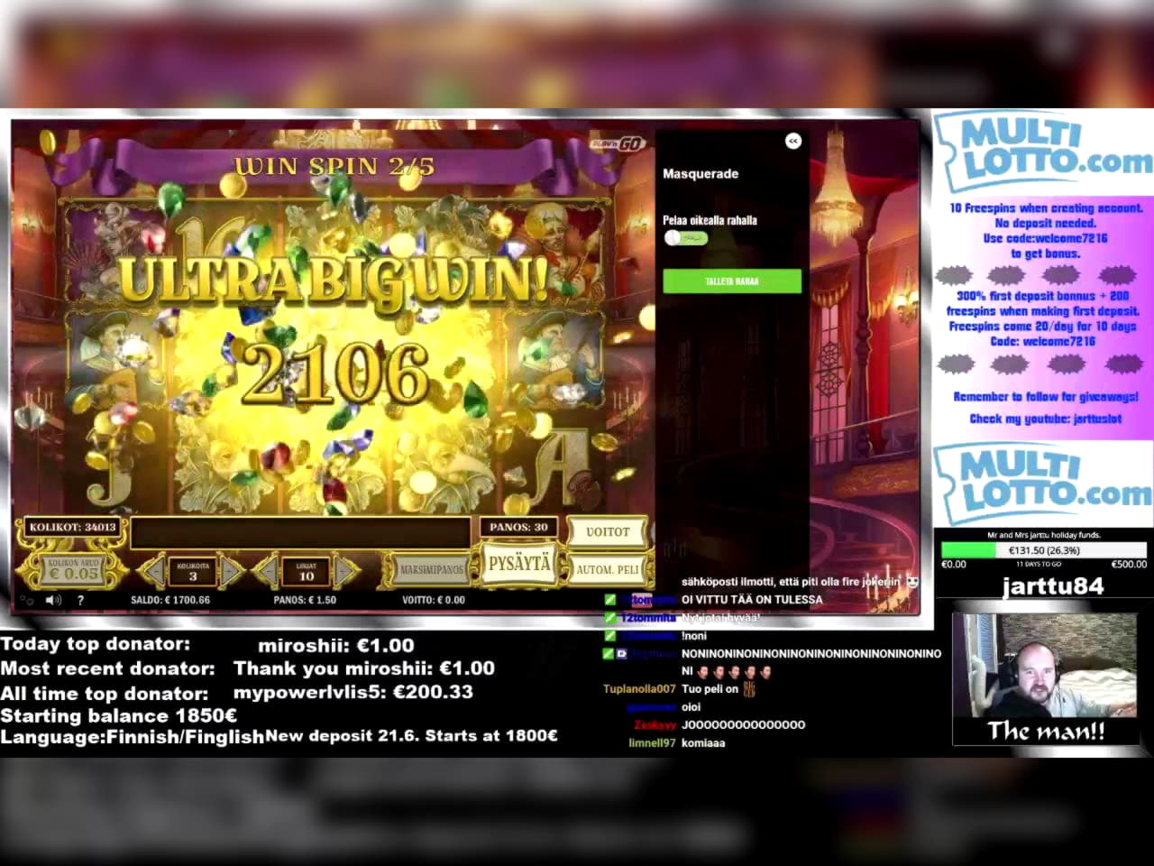 $185 Tournament at Campo Bet Casino