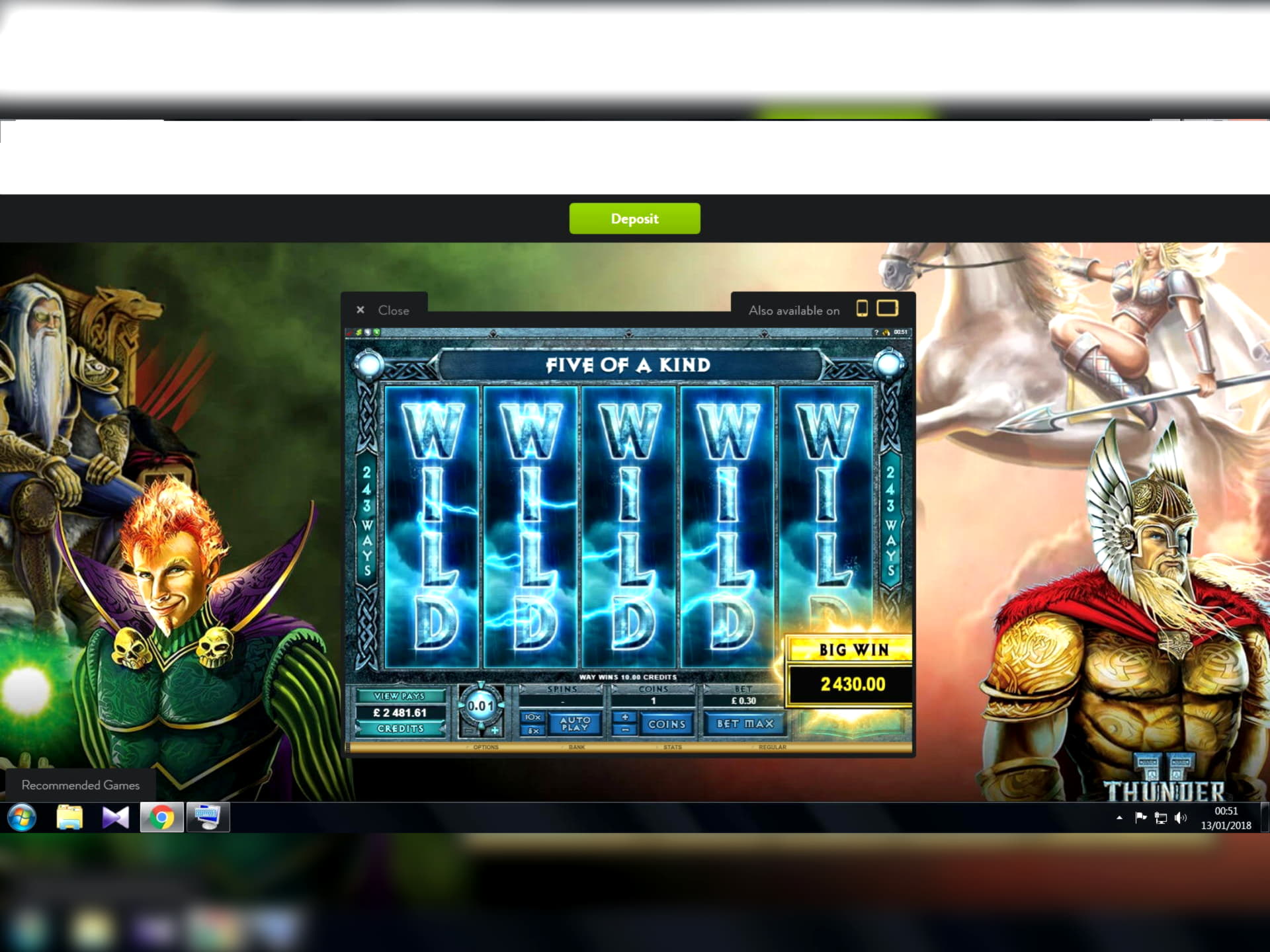 285 Free Spins no deposit casino at Alf Casino
