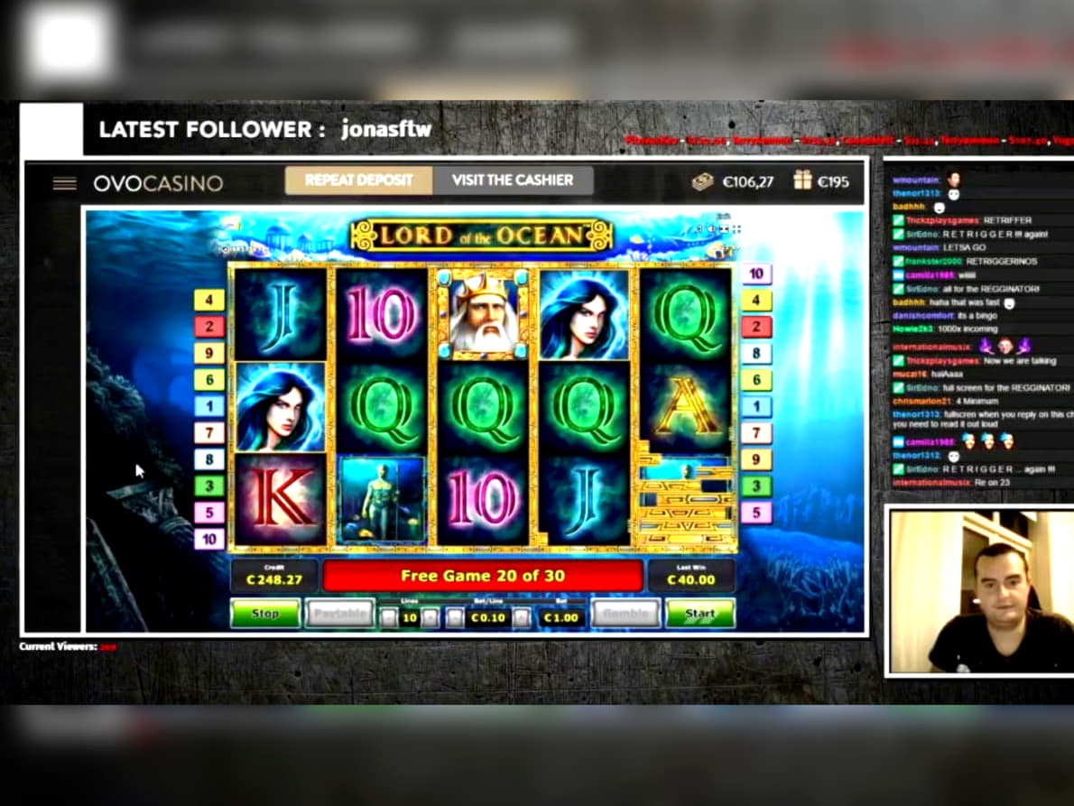190 free casino spins at Reload Bet Casino