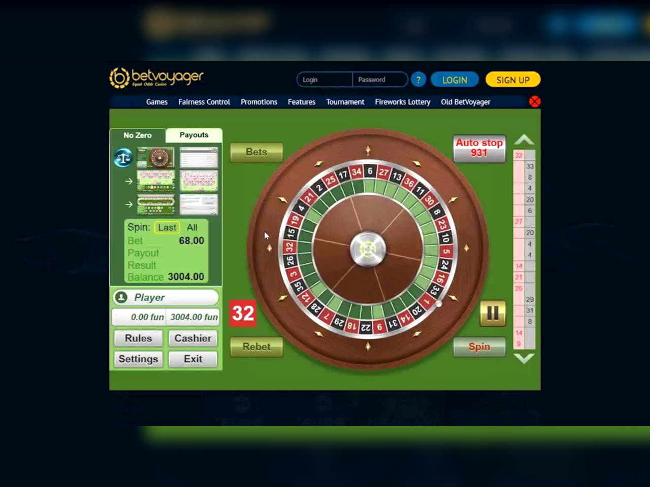 €65 No deposit casino bonus at Genesis Casino