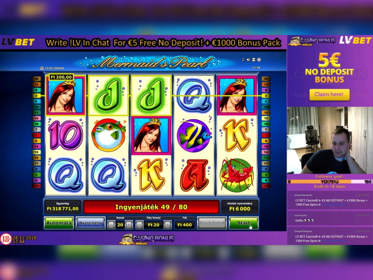 35% First deposit bonus at Video Slots Casino
