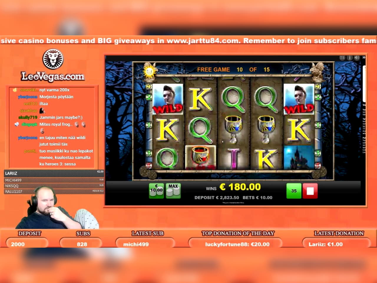 245 free spins no deposit at Reload Bet Casino