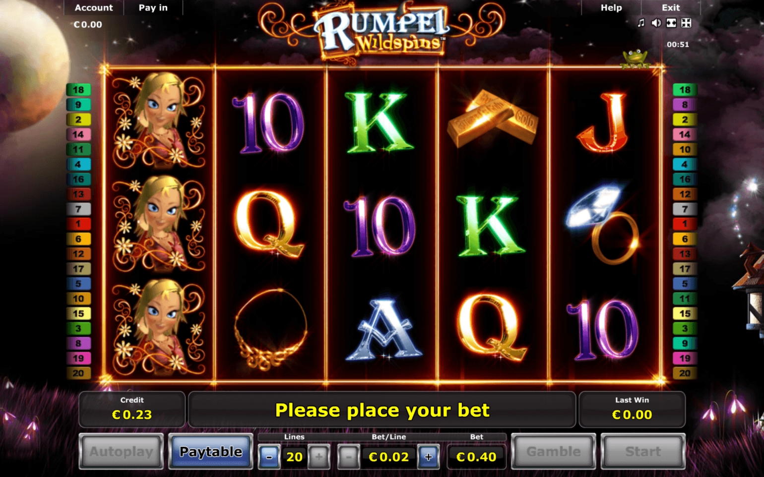 260 Free casino spins at Platin Casino