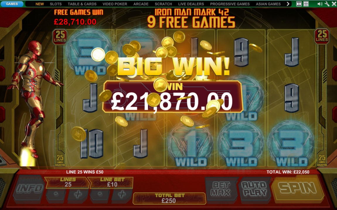 £325 Free Casino Chip at Mrgreen Casino