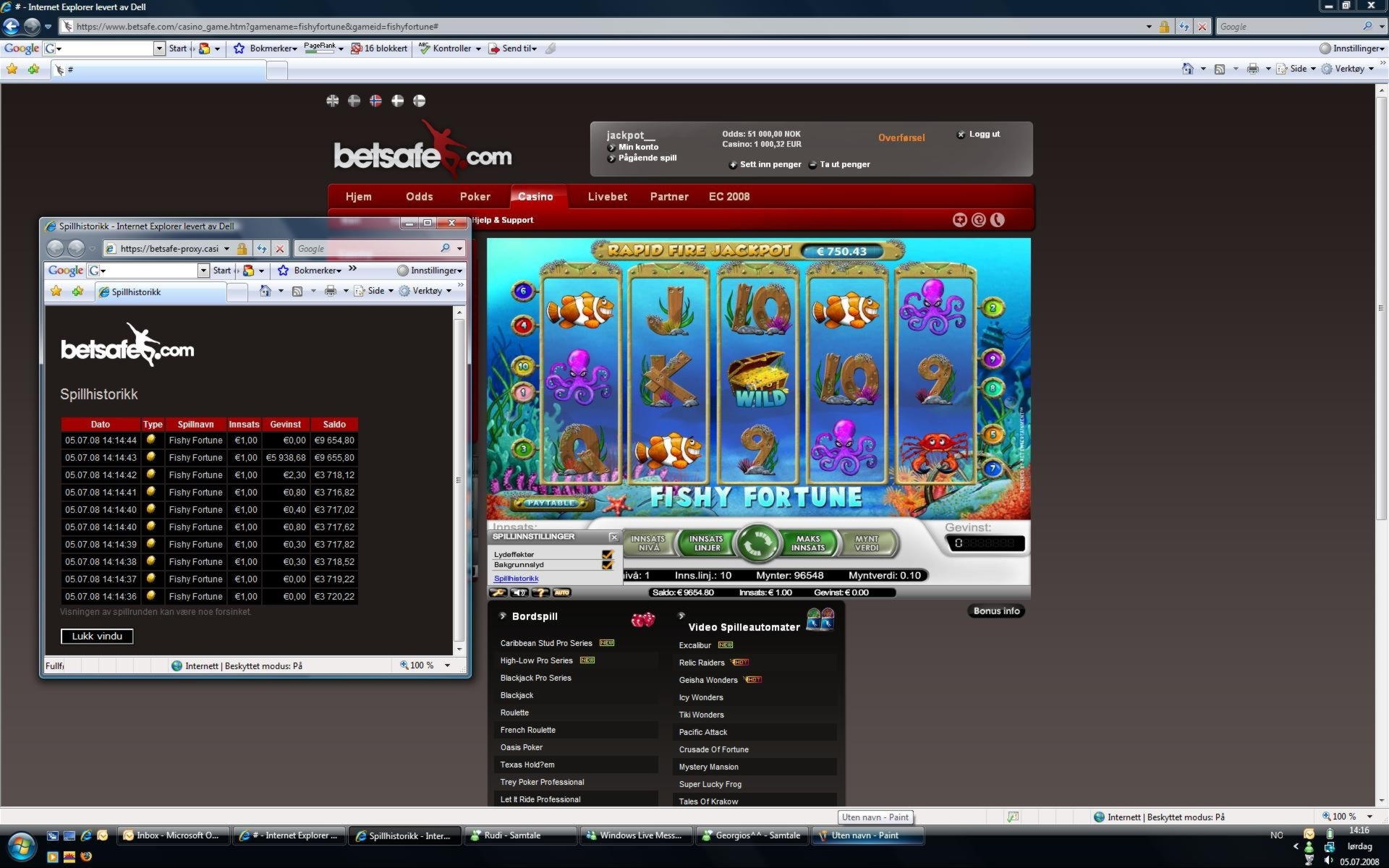 565% Match at a Casino at Zet Casino