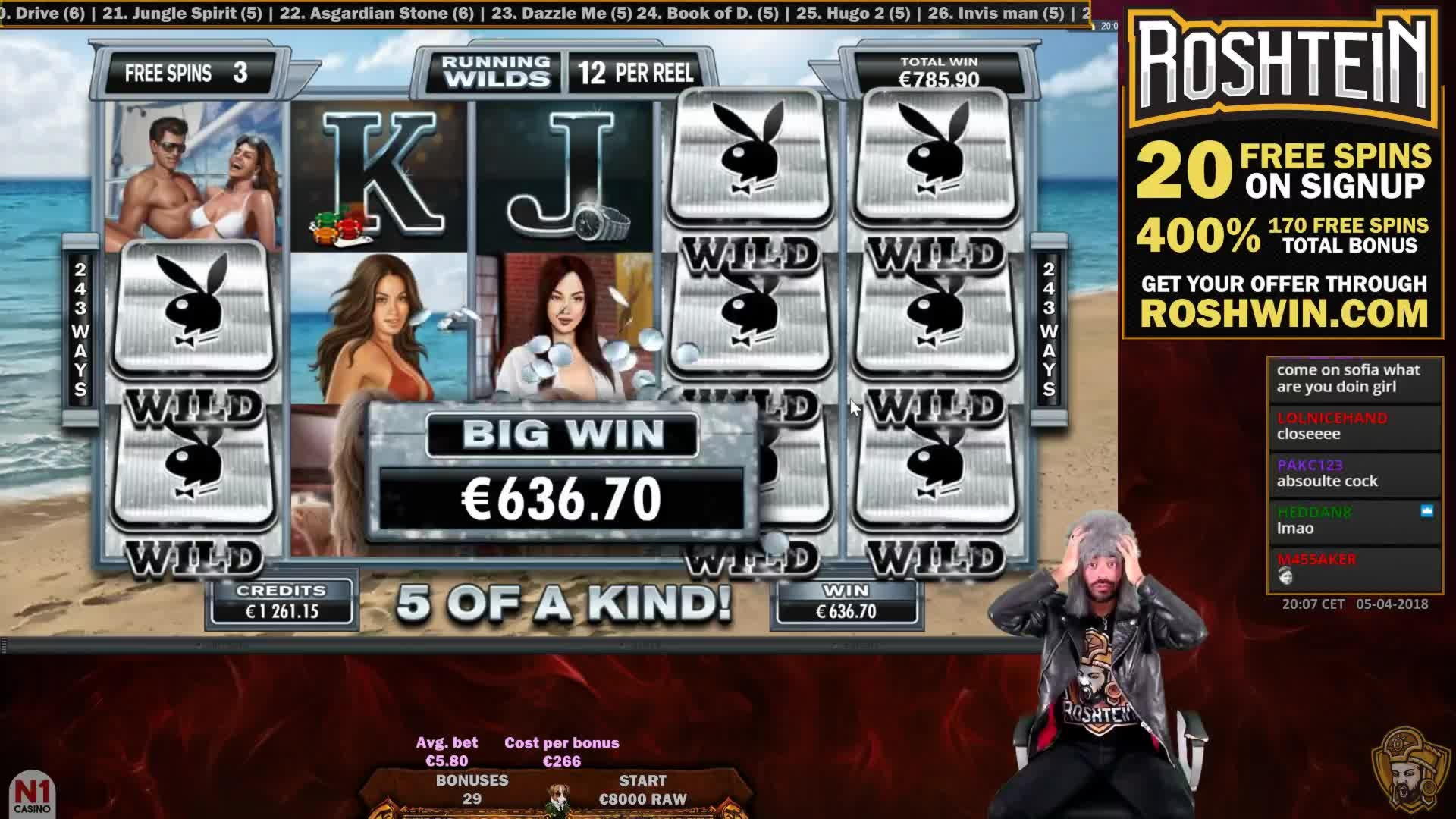 £565 Free Chip Casino at Casinia Casino