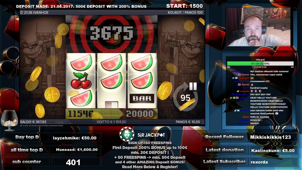 165% First deposit bonus at Wix Stars Casino