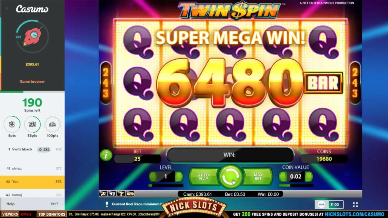 225 Loyalty Free Spins! at Party Casino