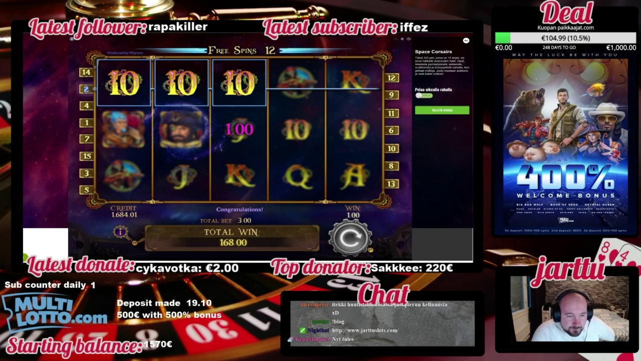 €950 NO DEPOSIT CASINO BONUS at Reload Bet Casino