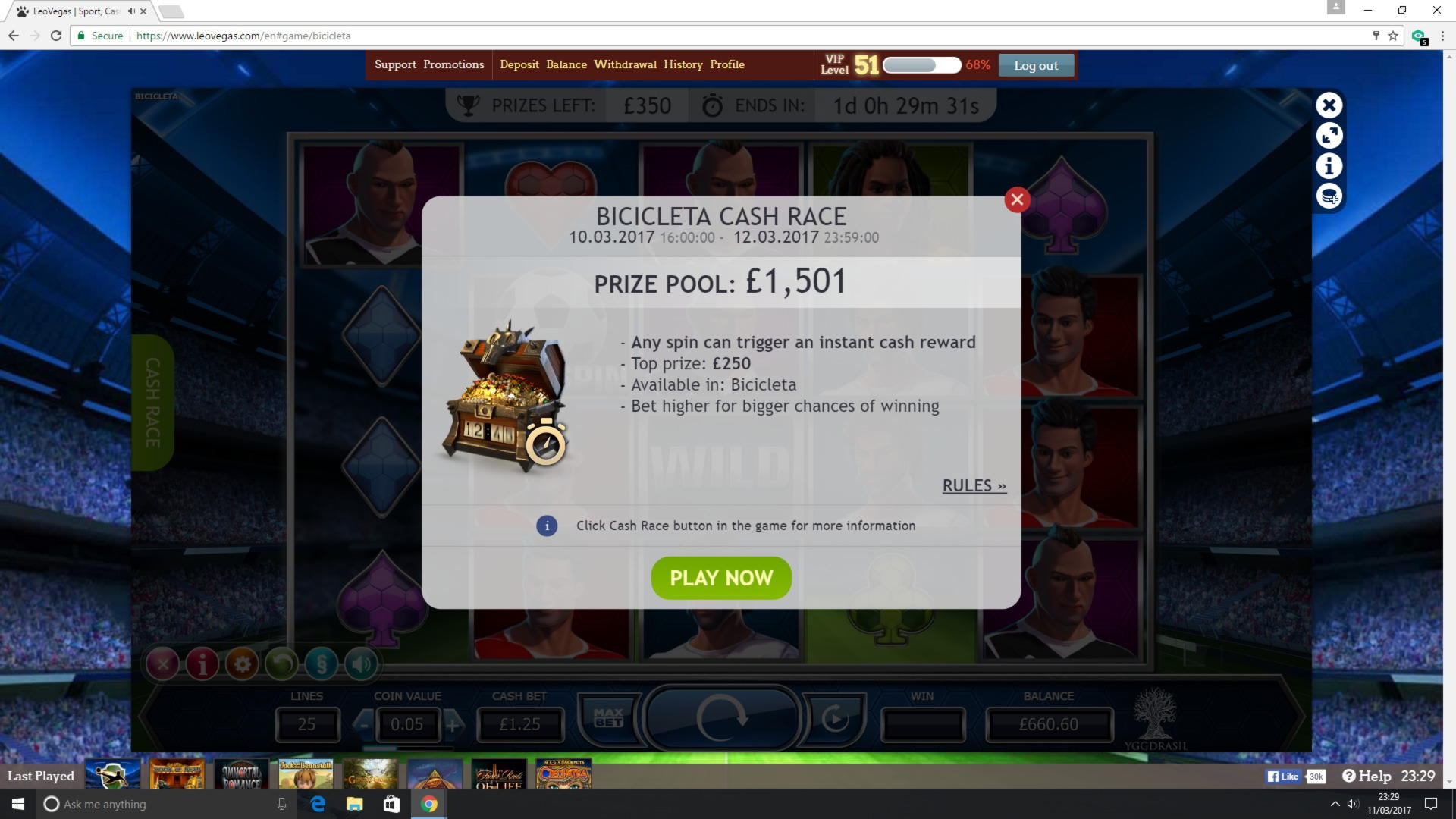 £2750 No Deposit at King Billy Casino