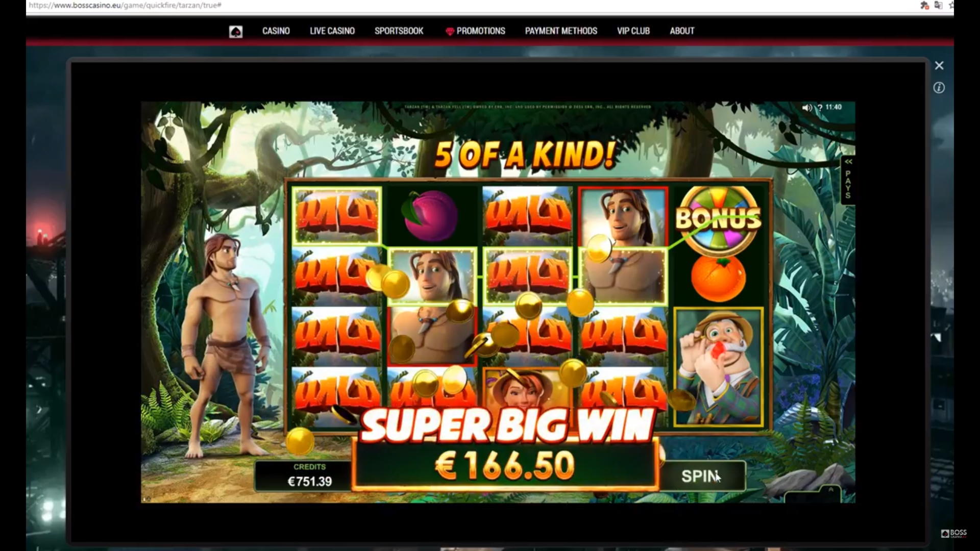 £325 Casino Chip at Mrgreen Casino