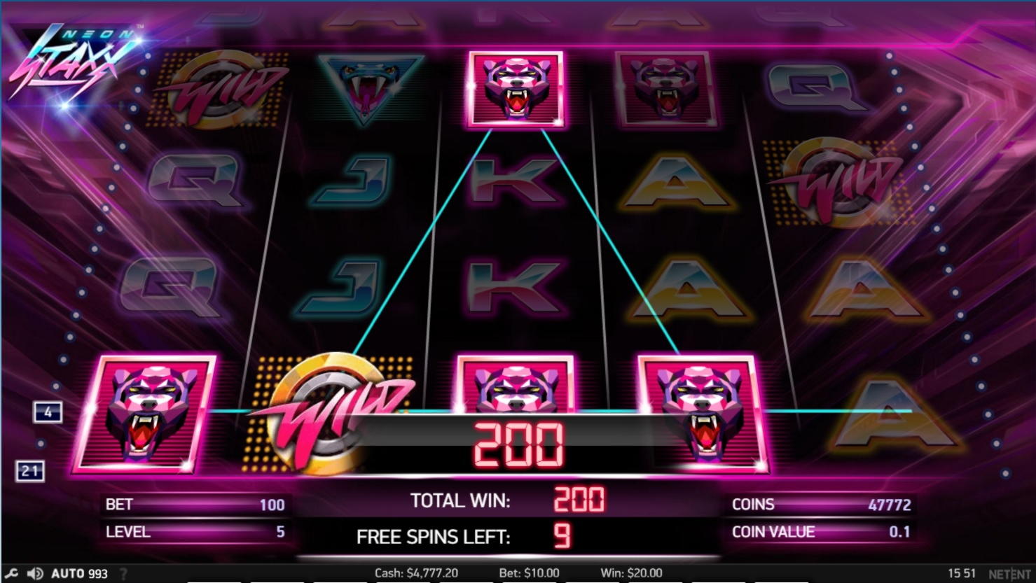 $545 free casino chip at Platin Casino