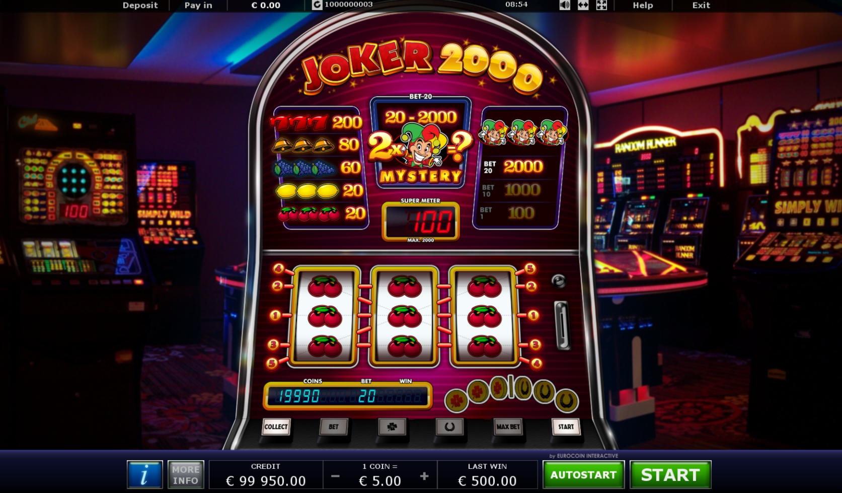 €4030 NO DEPOSIT BONUS CASINO at Malina Casino