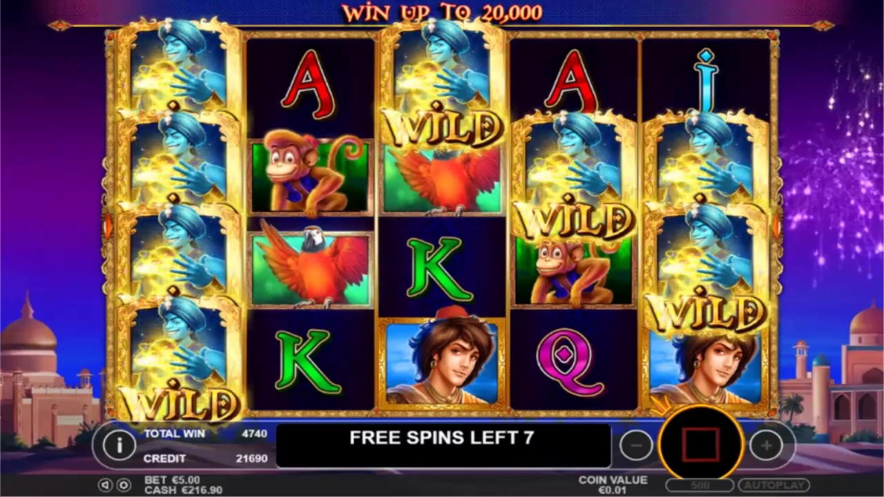 222 free spins at Malina Casino