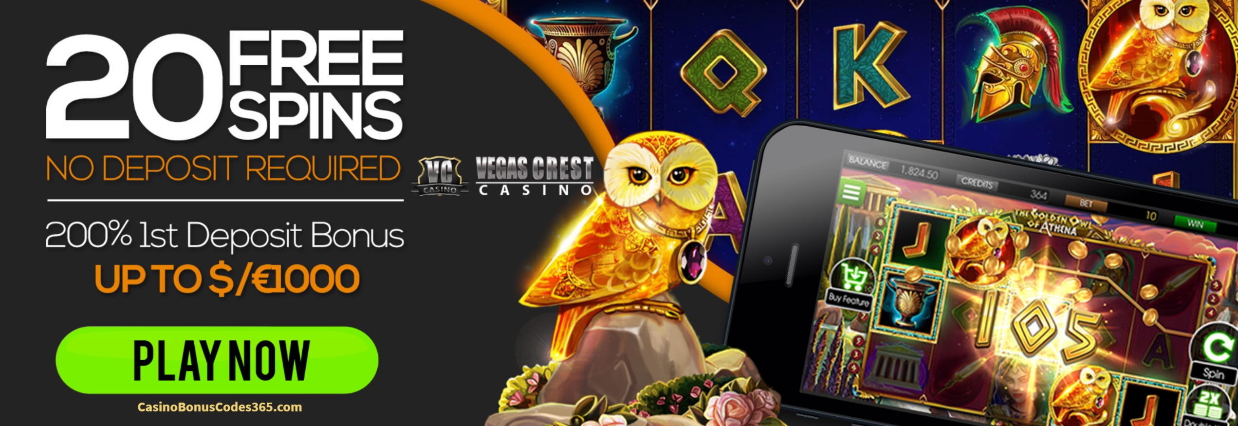 EURO 235 FREE Casino Chip at CasiPlay Casino