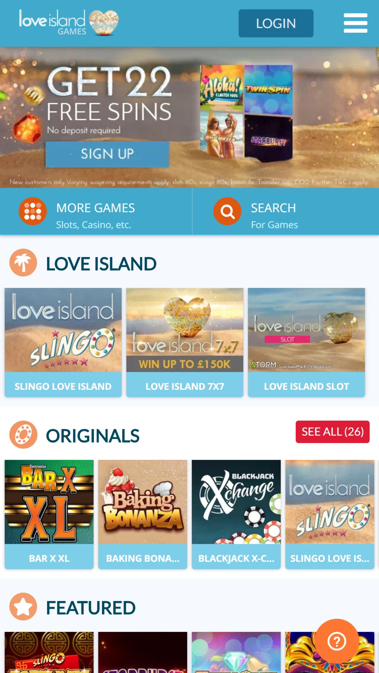 235 FREE SPINS at Reload Bet Casino