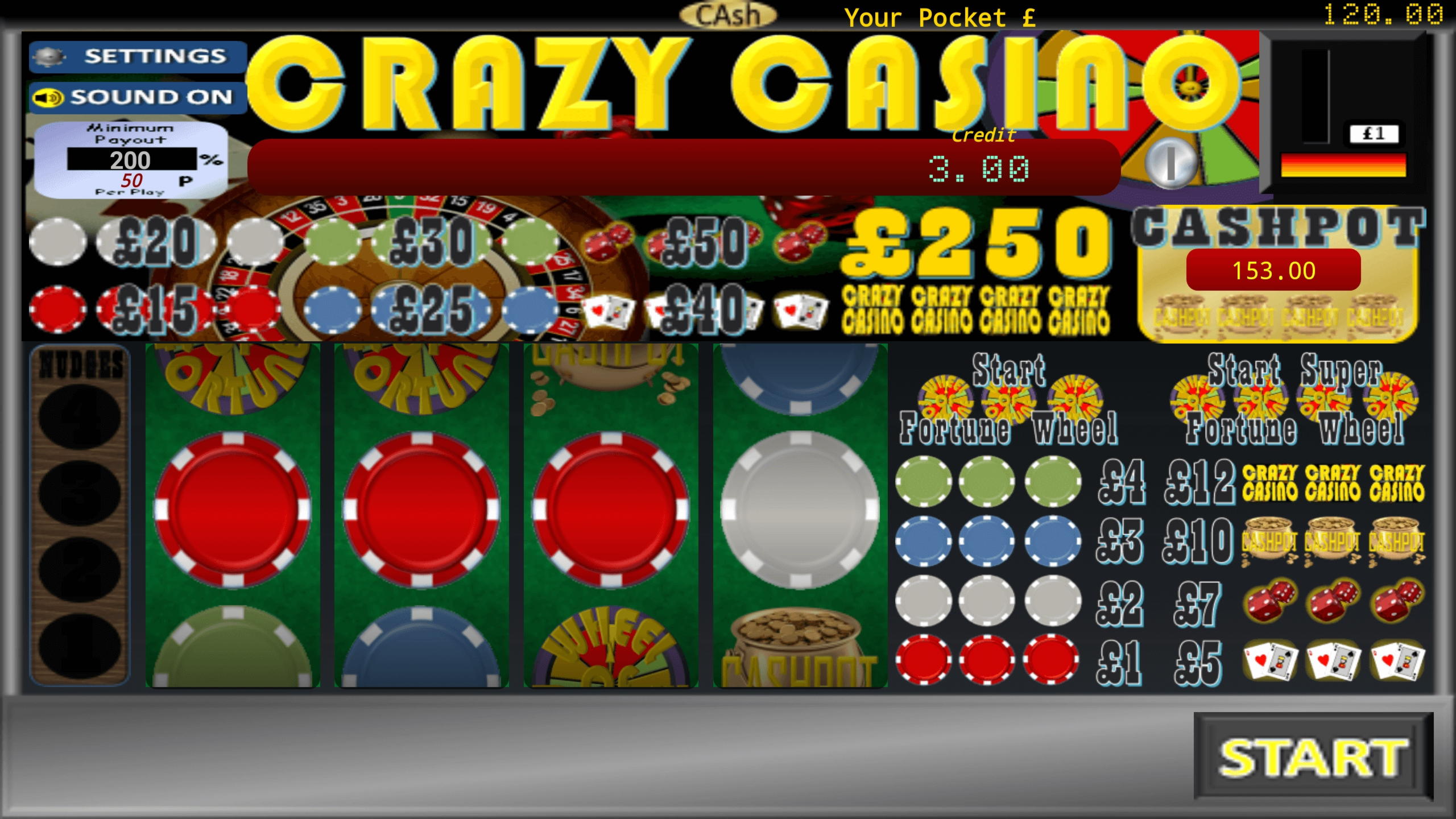 EUR 1275 No Deposit at Mrgreen Casino