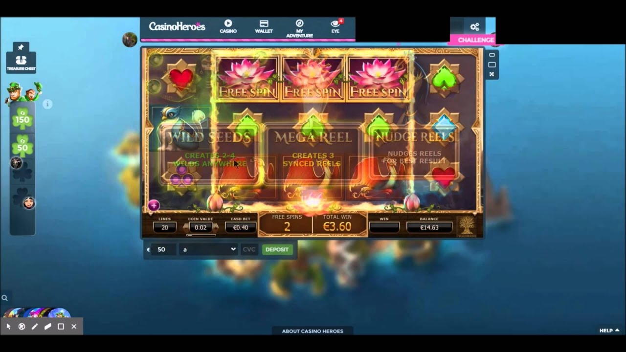 22 Free spins no deposit at Reload Bet Casino