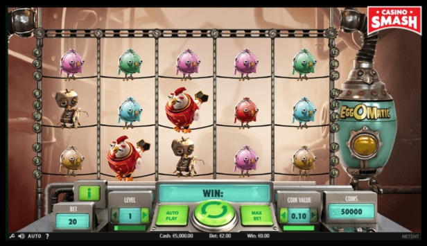 222 Free spins at Casinia Casino