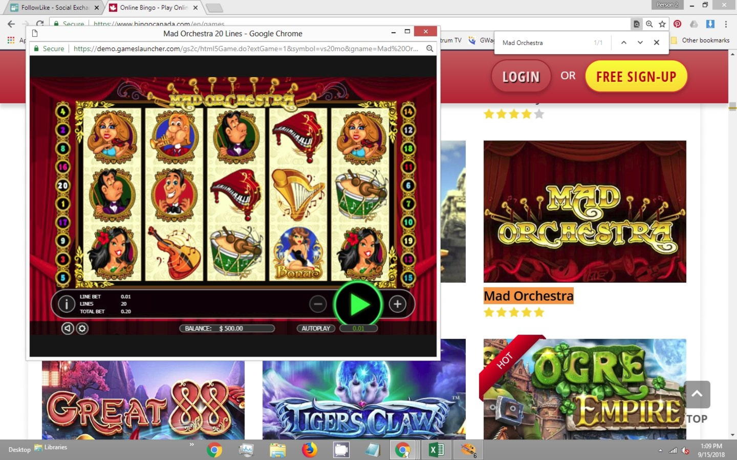 140 Trial Spins at Malina Casino
