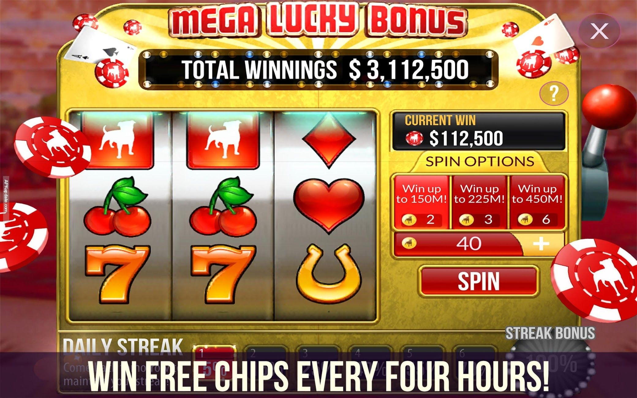 EUR 465 Casino Tournament at Slots Million Casino
