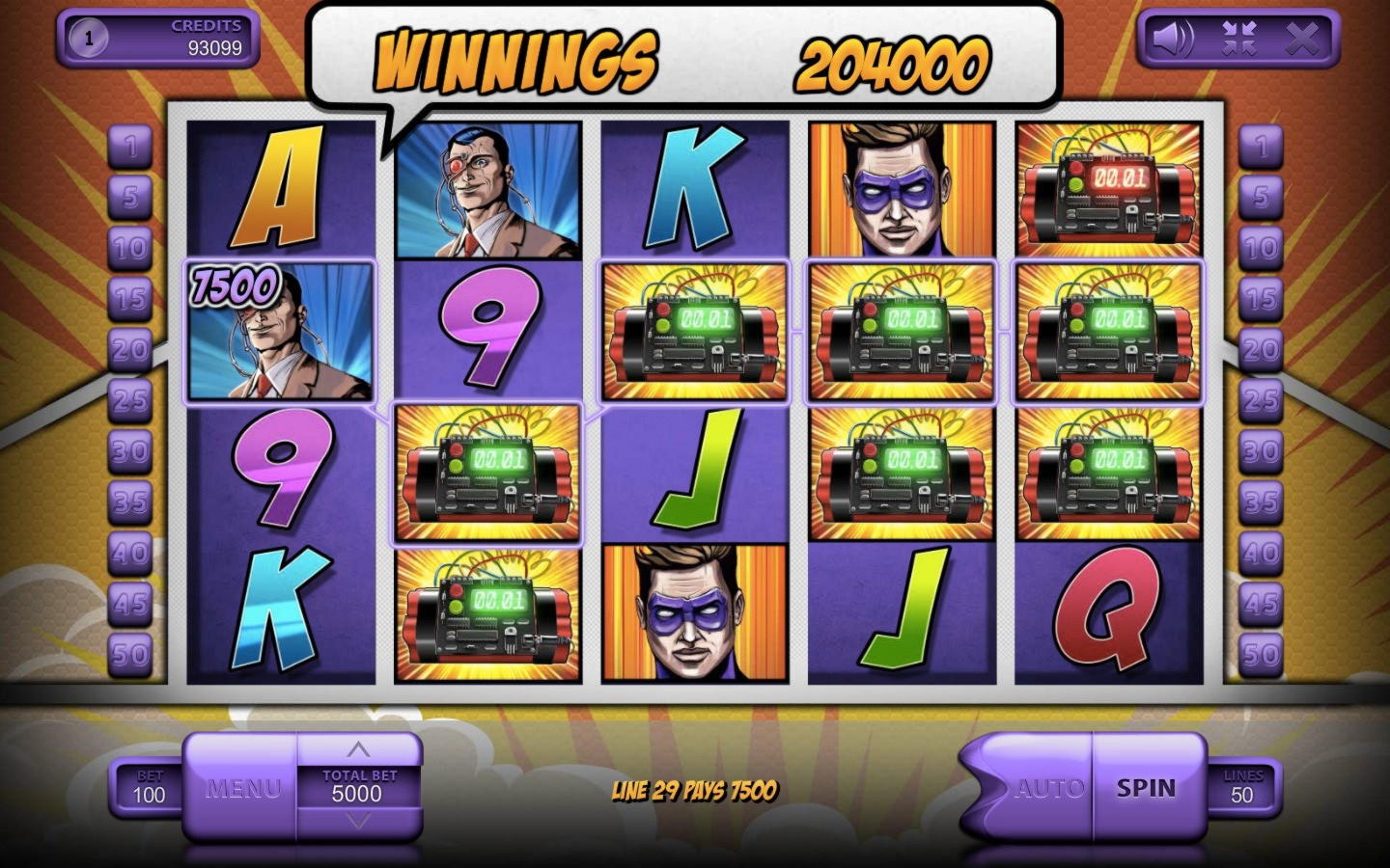 10 free spins at Buran Casino
