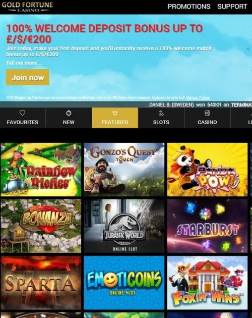 €445 no deposit casino bonus at Platin Casino