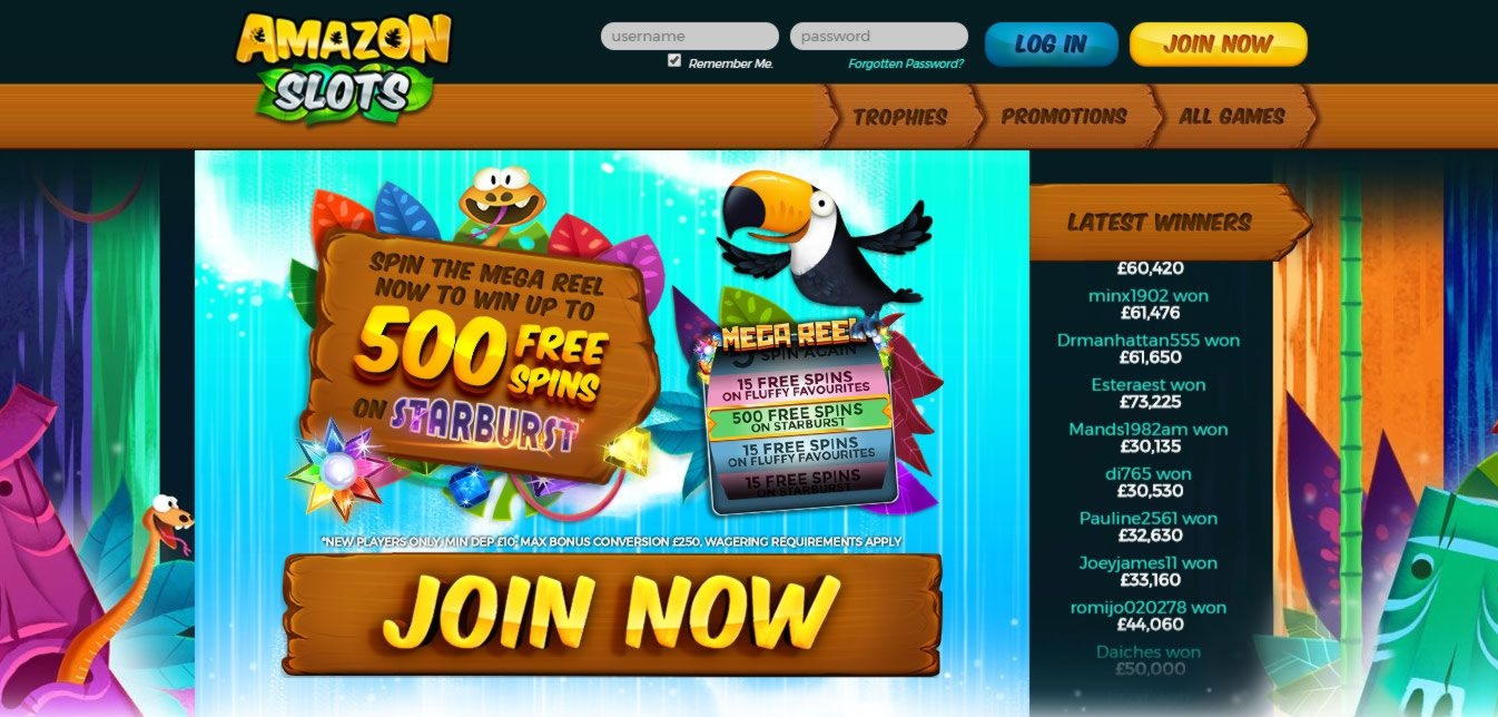 185 Free Spins at Casino com