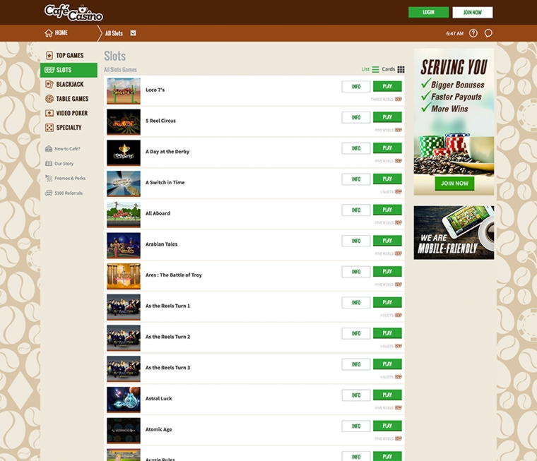 860% First deposit bonus at King Billy Casino