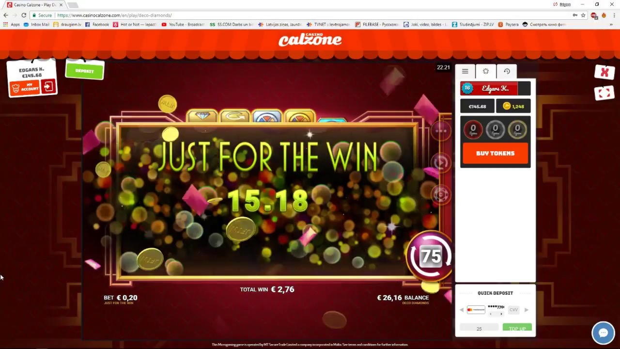 Eur 1415 No deposit bonus at Platin Casino