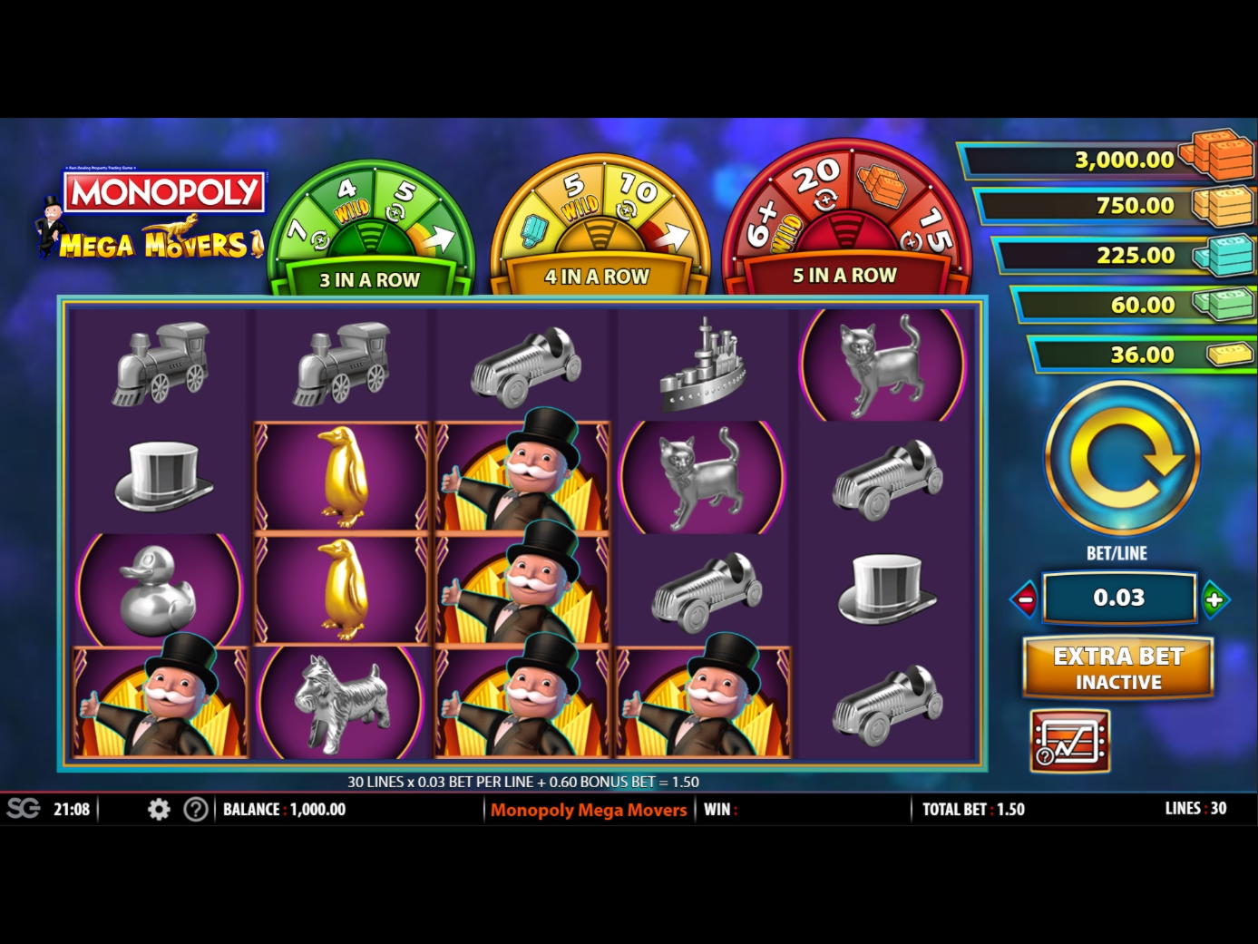 190 free spins no deposit at Reload Bet Casino