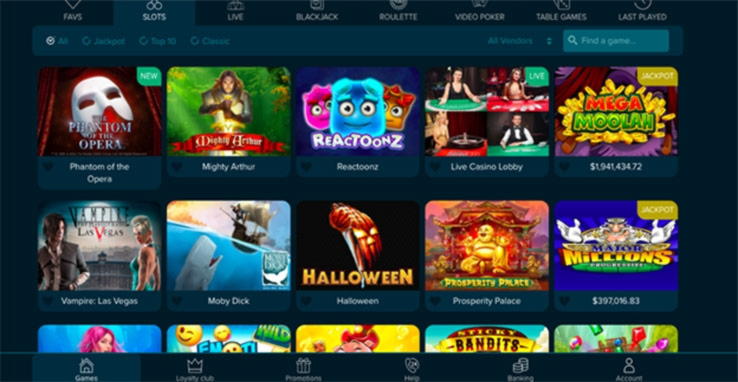 580% Match at a Casino at Wix Stars Casino