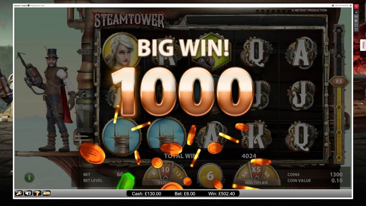 590% Match bonus at Buran Casino