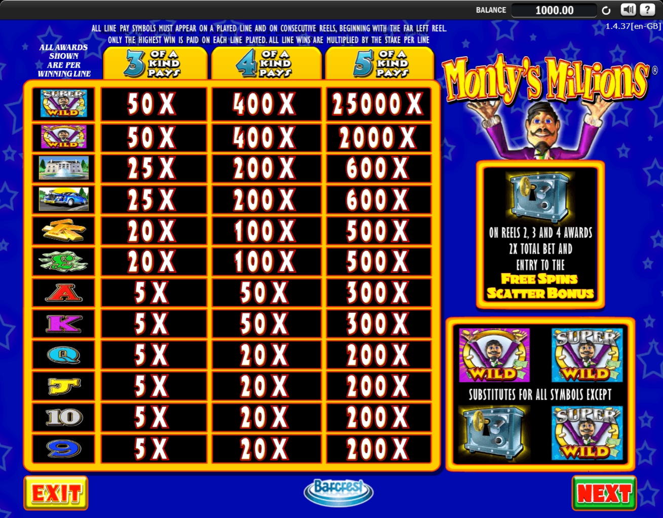 265 FREE SPINS at Wix Stars Casino