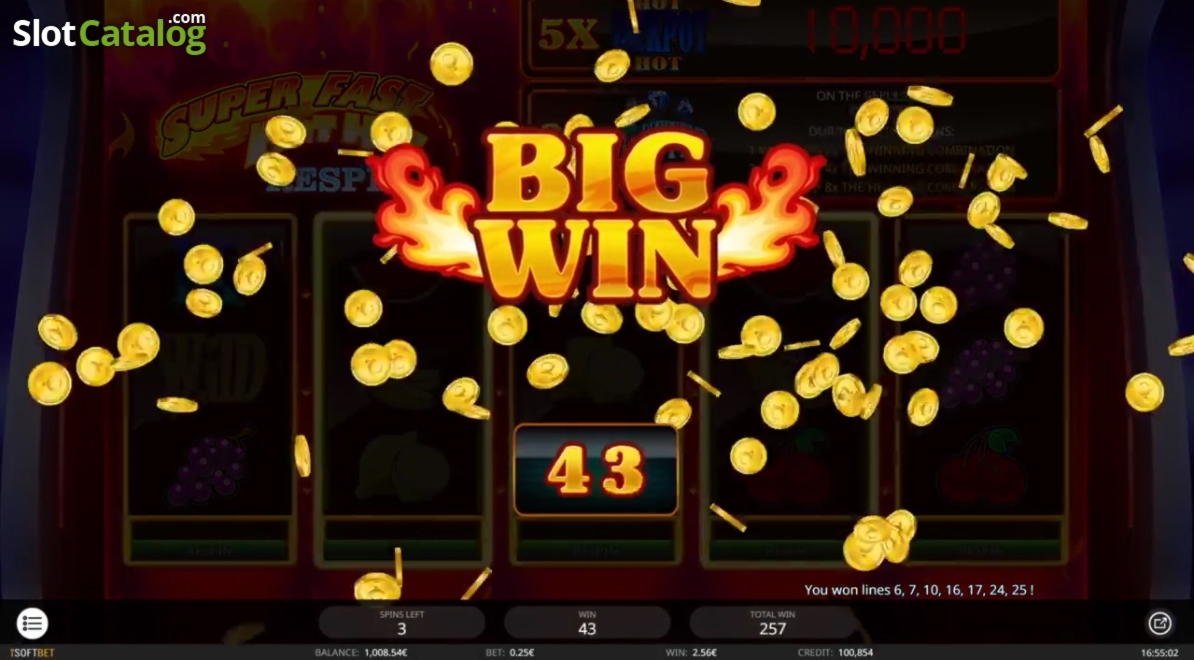 44 free spins at Malina Casino