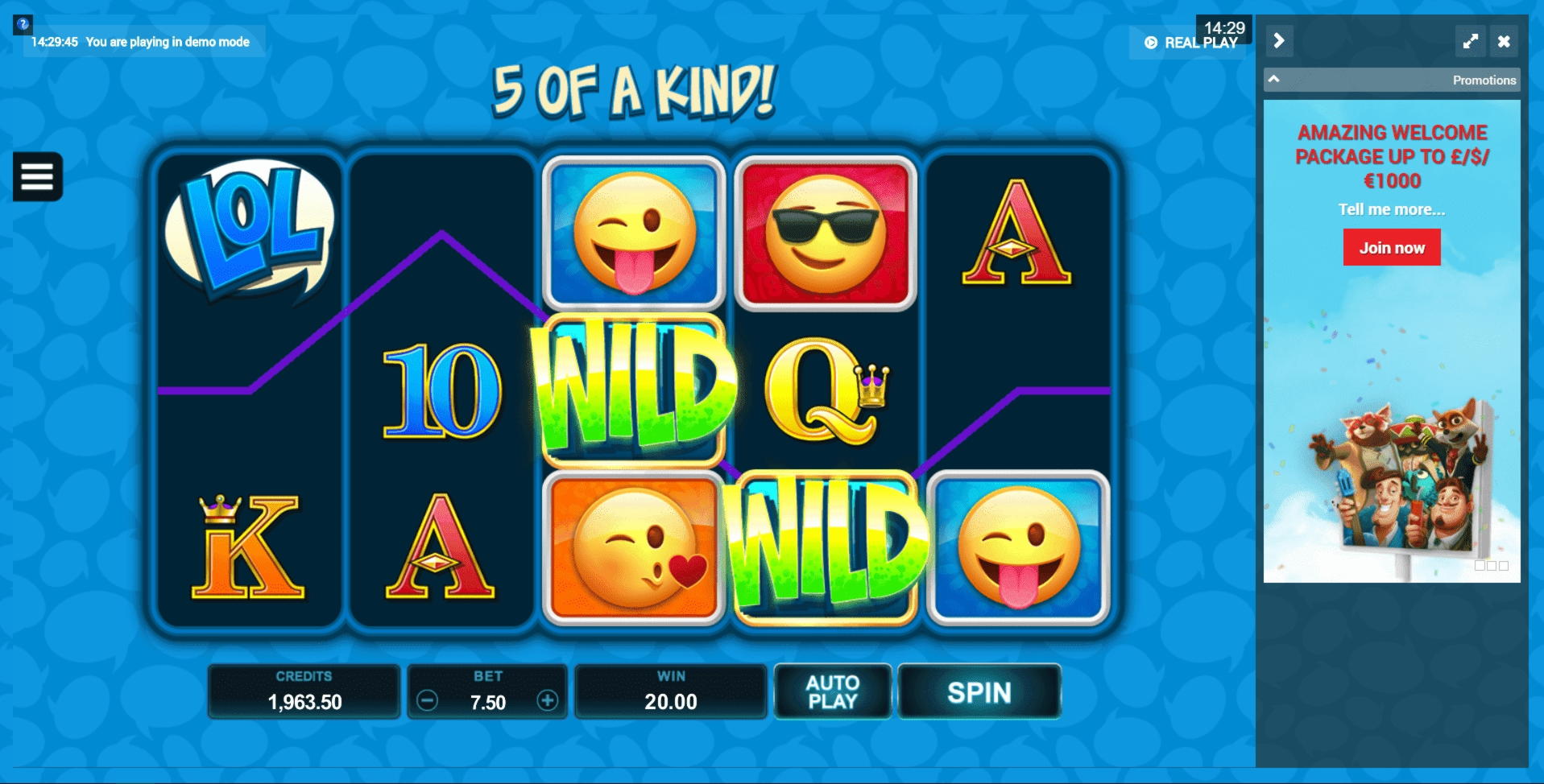 EURO 815 Casino tournaments freeroll at Cadoola Casino