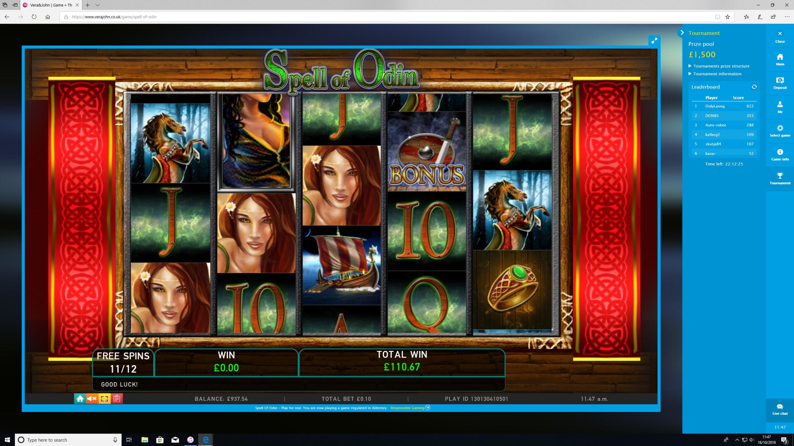 855% casino match bonus at Casino com