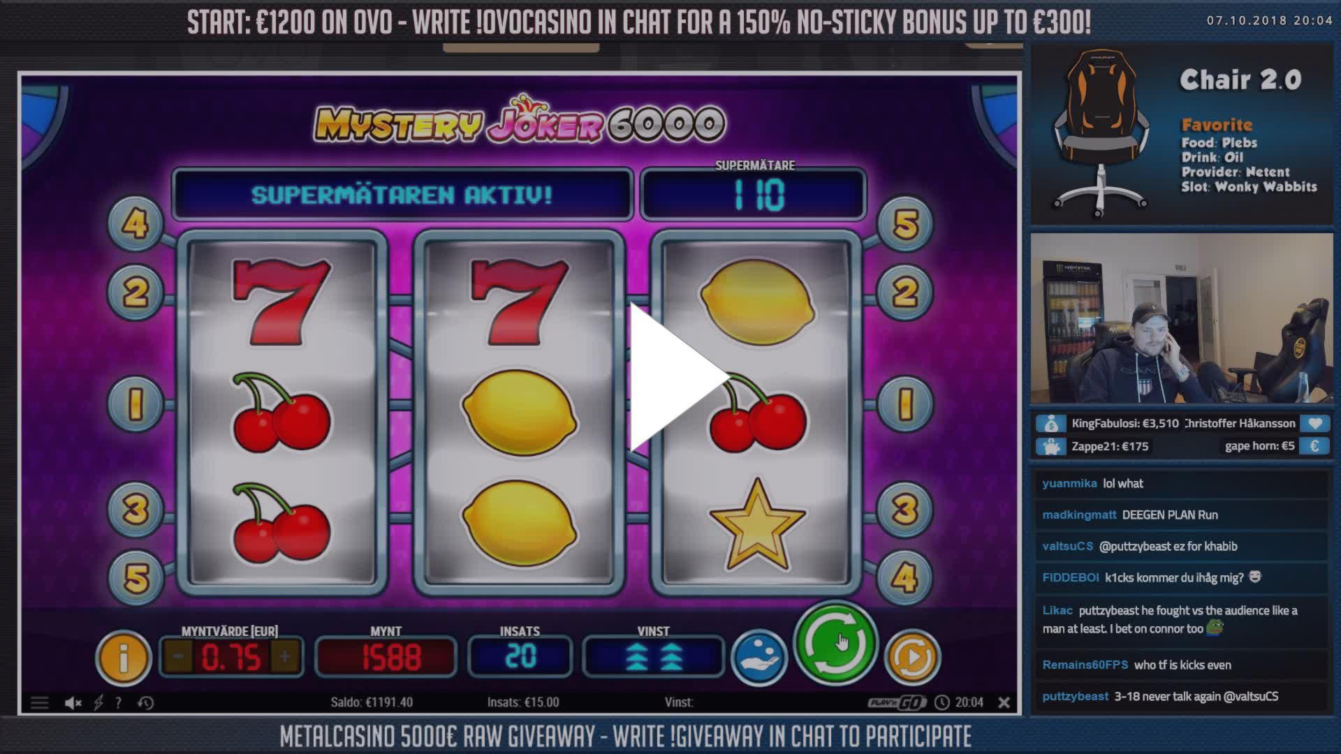 30% Deposit match bonus at Casino com