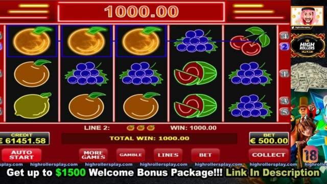 EURO 95 free casino chip at Unique Casino
