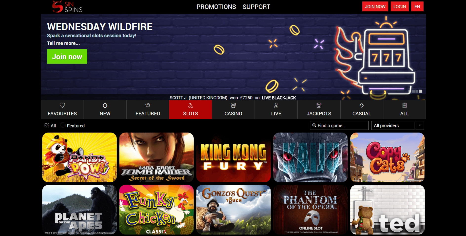 235 free spins casino at 888 Casino