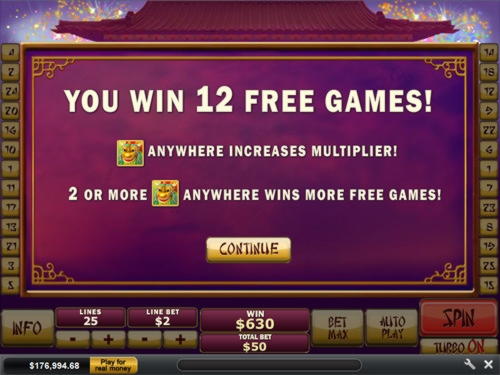 65 Free Casino Spins at Party Casino