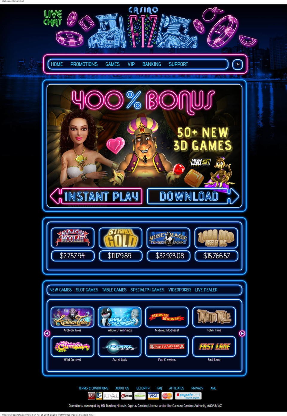 110 free casino spins at King Billy Casino