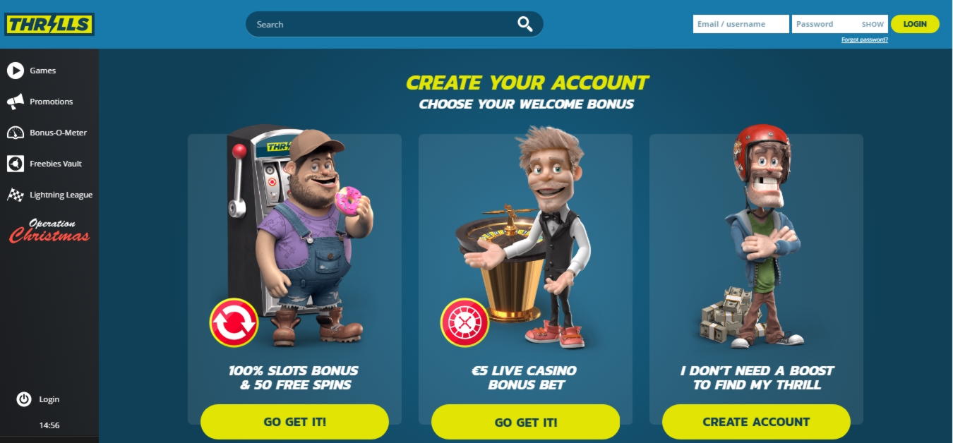 460% Welcome Bonus at Casinia Casino