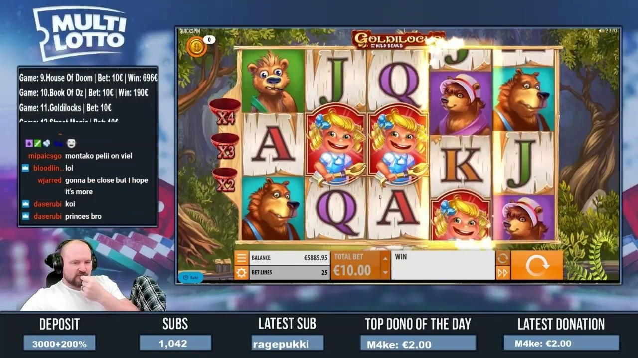 740% casino match bonus at Party Casino