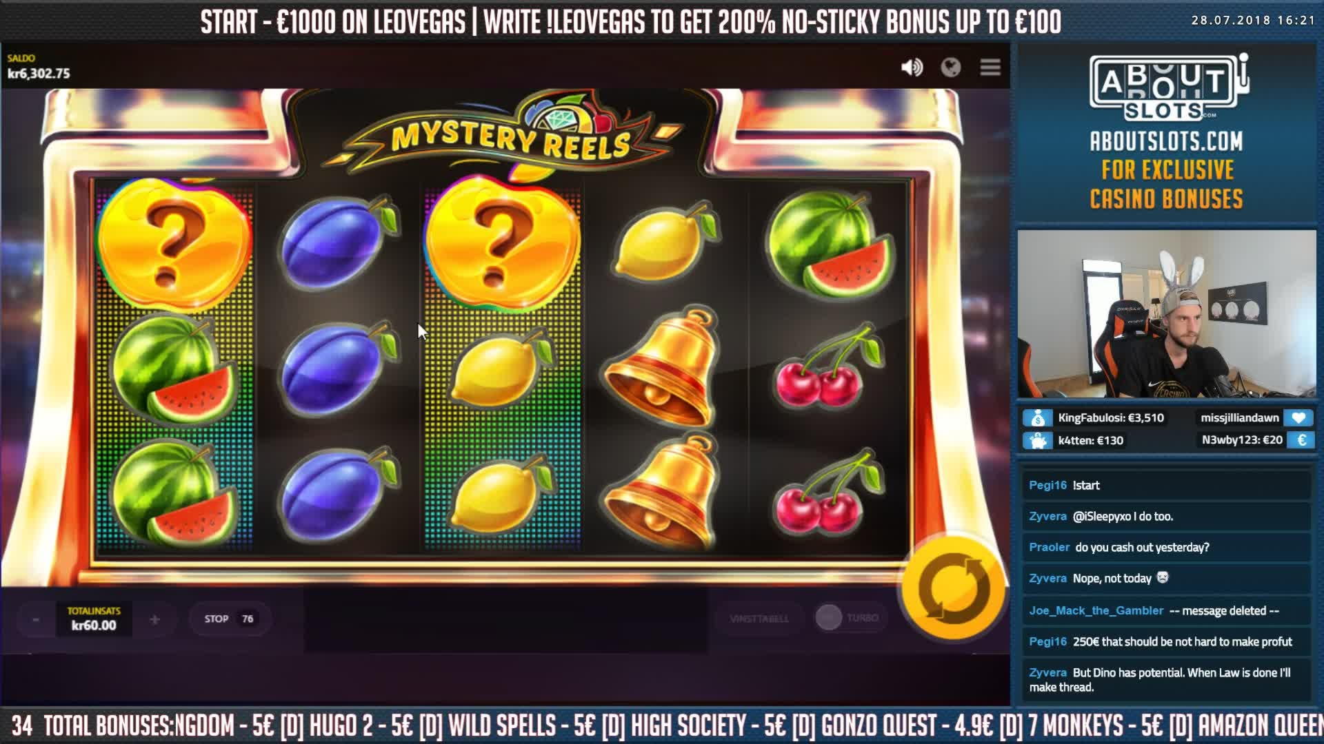 €240 Free Chip Casino at 888 Casino