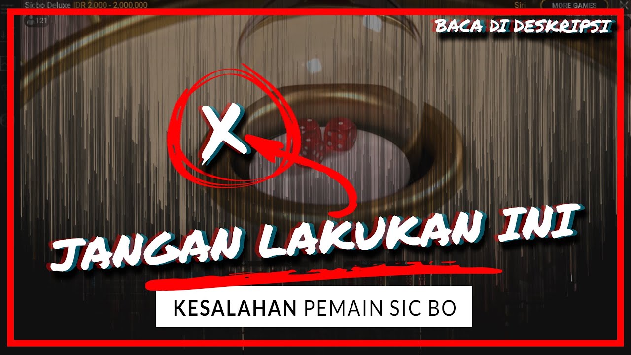 ? CARA MENANG DADU ONLINE TERBARU | JUDI LIVE CASINO ONLINE SICBO DELUXE (PLAYTECH) TERPERCAYA