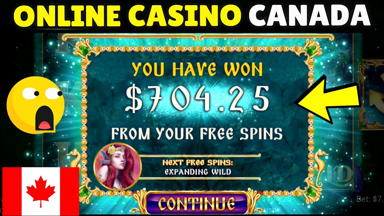 ? BIG WIN inward 1 MINUTE inward ONLINE CASINO CANADA FOR REAL MONEY!